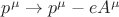 $p^\mu\rightarrow p^\mu-eA^\mu$