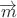 $\overrightarrow m$