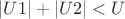 $|U1|+|U2|<Uпит $ $|U1|+|U2|<Uпит $
