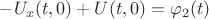 $-U_x (t,0)+U(t,0) = \varphi _2 (t)  $