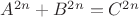 $A^{2n}+B^{2n}=C^{2n}$