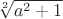 $\sqrt[2]{a^2+1}$