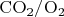 $\rm CO_2/O_2$