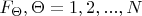 $F_{\Theta}, \Theta = 1, 2, ..., N$