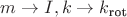 $m \rightarrow I, k \rightarrow k_{\text {rot}}$