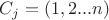 $C_j= (1,2...n) $