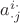 $a^{i \cdot}_{\cdot j}$