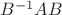 $B^{-1}AB$
