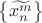 $\[\left\{ {\widetilde{x_n^m}} \right\}\]$
