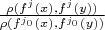 $\frac{\rho(f^{j}(x),f^{j}(y))}{\rho(f^{j_0}(x),f^{j_0}(y))}$