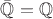 $\bar{\mathbb{Q}}=\mathbb{Q}$