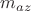 $m_{az} $