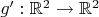$g':{\mathbb R}^2 \to {\mathbb R}^2$