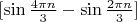 $[\sin{\frac{4\pi n}{3}}-\sin \frac{2\pi n}{3}}]$