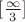$[\frac{\infty}{3}]$