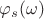 $\varphi_s(\omega)$