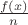$\frac{f(x)}{n}$