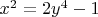 $x^2=2y^4-1$