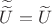 $\widetilde{\widetilde{U}} =\widetilde{U}$