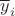 $\overline y_i $