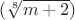$(\sqrt[8]{m+2})$