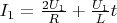 $I_1=\frac{2U_1}{R}+\frac{U_1}{L}t$