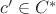 $c' \in C^{*}$