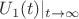 $U_1(t)|_{t\to\infty}$