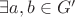 $\exists a , b \in G'$