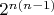 $2^{n (n-1)}$