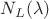 $N_L(\lambda)$