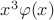 $x^3\varphi(x)$