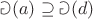 $\Game(a) \supseteq \Game(d)$
