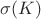 $\sigma(K)$