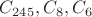 $C_{245}, C_8, C_6$