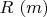 $R\ (m)$