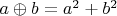 $a \oplus b=a^2+b^2$