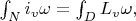 $ \int _Ni_v\omega=\int_D L_v\omega,$