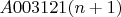 $A003121(n+1)$