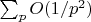 $\sum_p O(1/p^2)$