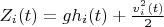 $Z_i(t) = gh_i(t) + \frac{v_i^2(t)}{2}$
