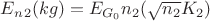 $E_n_2(kg) = E_{G_0}n_2(\sqrt{n_2}K_2)$