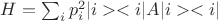 $H=\sum_i p_i^2 |i><i| A |i><i|$