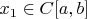 $x_1\in C[a,b]$
