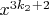 $x^{3k_2 + 2}$
