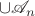$ \cup \mathscr{A}_n $