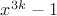 $x^{3k}-1$