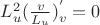 $L^{2}_{u} (\frac{v}{L_u})^{'}_{v} = 0$
