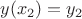 $y(x_2)=y_2$