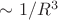 $\sim1/R^3$